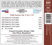 Arcangelo Corelli (1653-1713): Violinsonaten op.5 Nr.7-12, CD