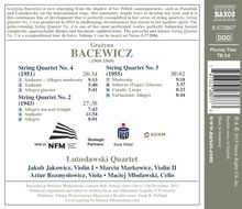 Grazyna Bacewicz (1909-1969): Sämtliche Streichquartette Vol.2, CD