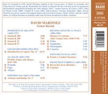 David Martinez - Guitar Recital, CD