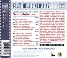 Dmitri Schostakowitsch (1906-1975): Filmmusik: New Babylon-Filmmusik, 2 CDs