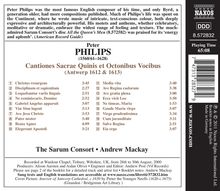 Peter Philips (1561-1628): Cantiones Sacrae Quinis et Octonibus Vocibus (1612 &amp; 1613), CD