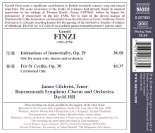 Gerald Finzi (1901-1956): Intimations of Immortality op.29, CD