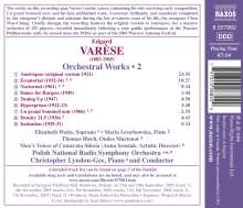 Edgar Varese (1885-1965): Orchesterwerke Vol.2, CD