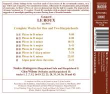 Gaspard le Roux (1660-1707): Werke für 1 &amp; 2 Cembali, CD