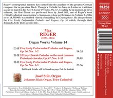 Max Reger (1873-1916): Sämtliche Orgelwerke Vol.14, CD