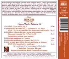 Max Reger (1873-1916): Sämtliche Orgelwerke Vol.16, CD