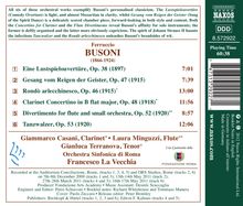 Ferruccio Busoni (1866-1924): Klarinettenkonzert op.48, CD