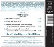 Francis Poulenc (1899-1963): Messe G-dur, CD