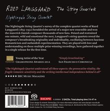 Rued Langgaard (1893-1952): Sämtliche Streichquartette, 3 Super Audio CDs