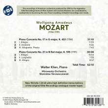 Wolfgang Amadeus Mozart (1756-1791): Klavierkonzerte Nr.17 &amp; 27, CD