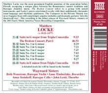 Matthew Locke (1622-1677): The Broken Consort (Part I), CD