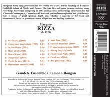 Margaret Rizza (geb. 1929): Chorwerke, CD