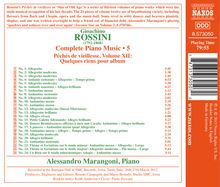 Gioacchino Rossini (1792-1868): Sämtliche Klavierwerke Vol.5, CD