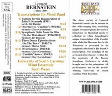 Leonard Bernstein (1918-1990): Transkriptionen für Bläserensemble, CD