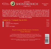 Dmitri Schostakowitsch (1906-1975): Symphonie Nr.7 "Leningrad", CD