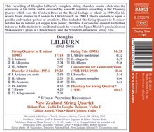 Douglas Lilburn (1915-2001): Streichquartett e-moll (1946), CD