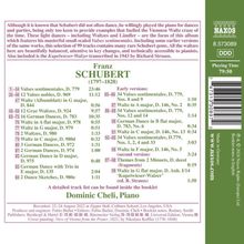 Franz Schubert (1797-1828): Tänze für Klavier, CD