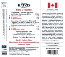Christos Hatzis (geb. 1953): Flötenkonzerte, CD