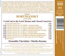 Dimitry Bortnjansky (1751-1825): Geistliche Chorkonzerte Nr.1,6,9,15,18,21,27,32, CD