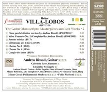 Heitor Villa-Lobos (1887-1959): Gitarrenwerke "The Guitar Manuscripts Vol.2", CD