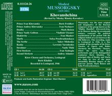 Modest Mussorgsky (1839-1881): Chowanschtschina, 3 CDs