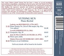 Yutong Sun - Piano Recital, CD