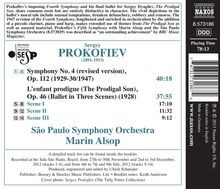 Serge Prokofieff (1891-1953): Symphonie Nr.4, CD