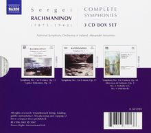 Sergej Rachmaninoff (1873-1943): Symphonien Nr.1-3, 3 CDs