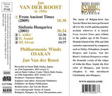 Jan van der Roost (geb. 1956): Sinfonia Hungarica, CD