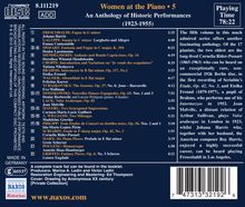Women at the Piano Vol.5, CD