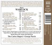 Peter Warlock (1894-1930): Chorwerke, CD
