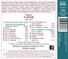 Eugene Zador (1894-1977): Dance Symphony (Symphonie Nr.3), CD
