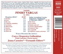 Antonio Pinho Vargas (geb. 1951): Requiem, CD