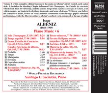 Isaac Albeniz (1860-1909): Klavierwerke Vol.6, CD