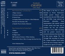 Frederic Chopin (1810-1849): Klavierkonzerte Nr.1 &amp; 2, CD