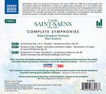 Camille Saint-Saens (1835-1921): Symphonien Nr.1-3, 3 CDs