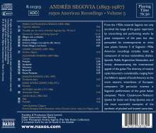 Andres Segovia - 1950s American Recordings Vol.5, CD