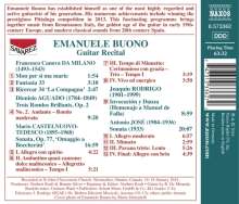 Emanuele Buono - Guitar Recital, CD