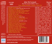 John McCormack-Edition Vol.9 / Victor Talking Machine Company Recordings 1920-1923, CD