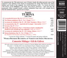 Joaquin Turina (1882-1949): Werke für Streichorchester, CD