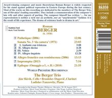 Roman Berger (geb. 1930): Pathetique, CD