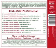 Maria Luigia Borsi - Italian Soprano Arias, CD