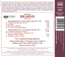 Johannes Brahms (1833-1897): Streichquintette Nr.1 &amp; 2, CD