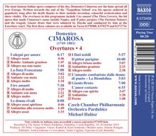 Domenico Cimarosa (1749-1801): Ouvertüren Vol.4, CD