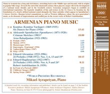 Mikael Ayrapetyan - Armenian Piano Music, CD