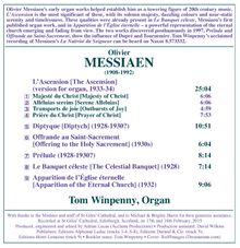 Olivier Messiaen (1908-1992): L'Ascension, CD