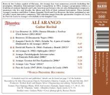 Ali Arango - Guitar Recital, CD