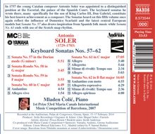 Antonio Soler (1729-1783): Klaviersonaten, CD