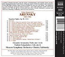 Anton Arensky (1861-1906): Ägyptische Nächte op.50, CD