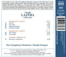 Laszlo Lajtha (1892-1963): Symphonien Nr.5 &amp; 6, CD